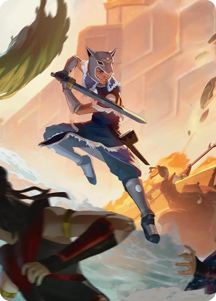 Sokka's Charge Art Card (ASTLA)