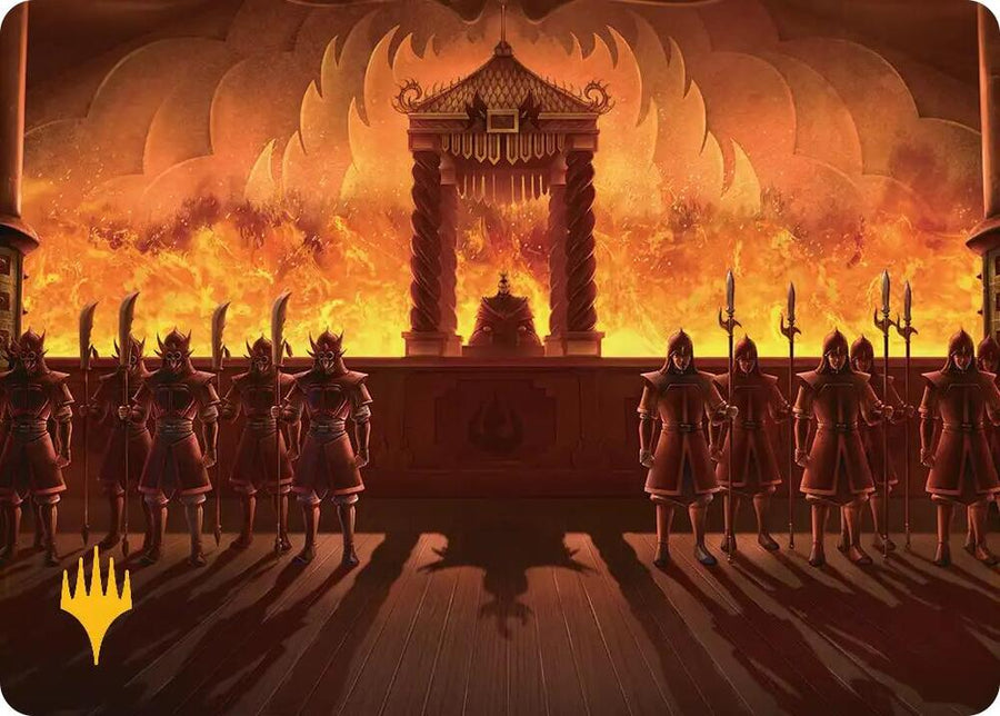 Fire Lord Ozai Art Card (Gold-Stamped Planeswalker Symbol) (27) (ASTLA)