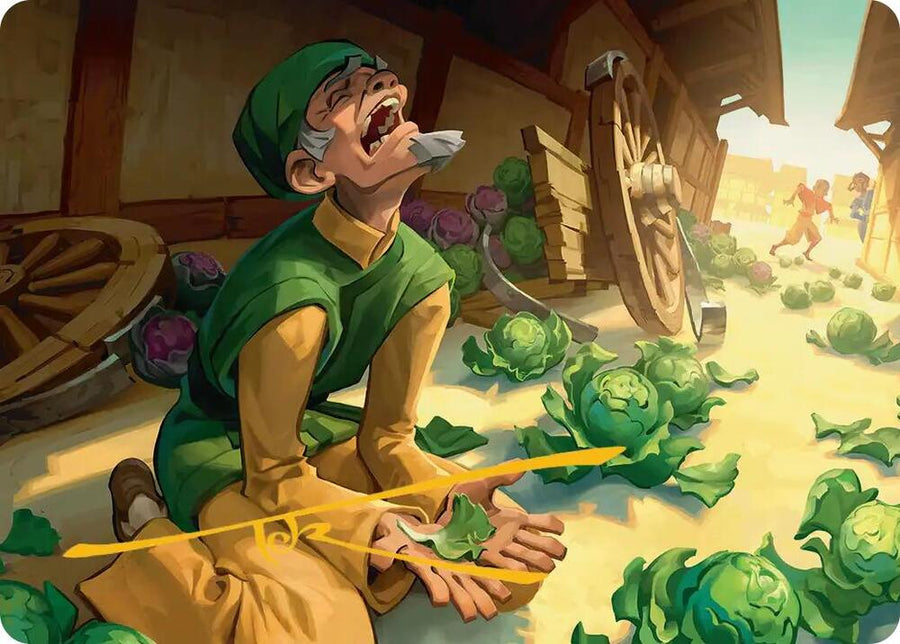 Unlucky Cabbage Merchant Art Card (Gold-Stamped Signature) (19) (ASTLA)
