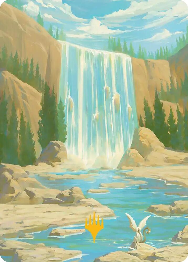 Island Art Card (Gold-Stamped Signature) (51) (ASTLA)