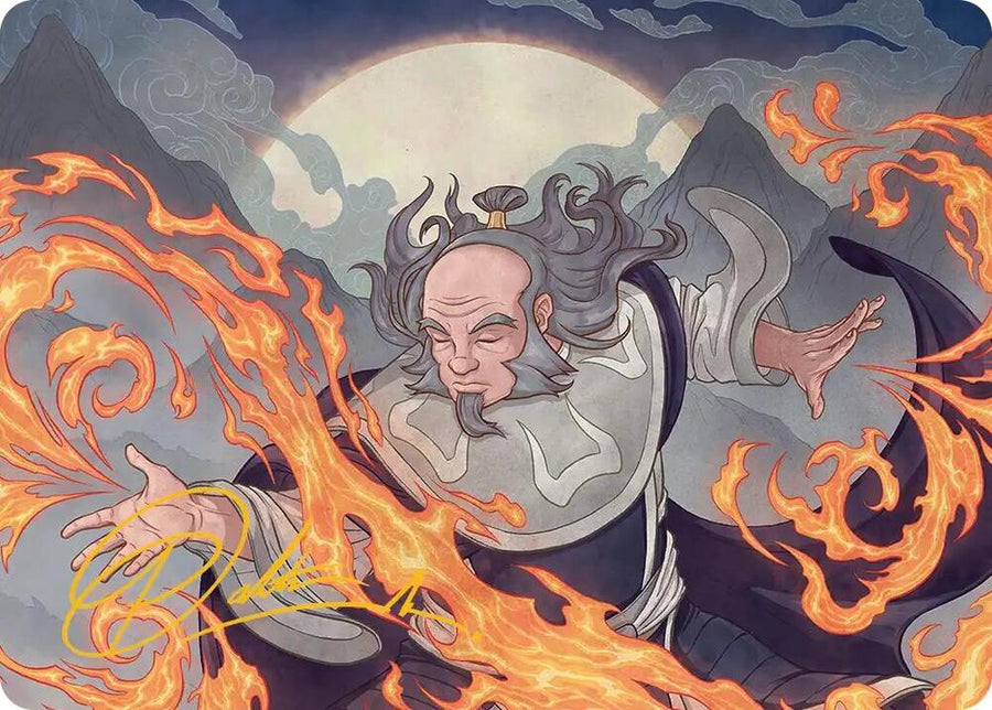 Iroh, Grand Lotus Art Card (Gold-Stamped Signature) (47) (ASTLA)