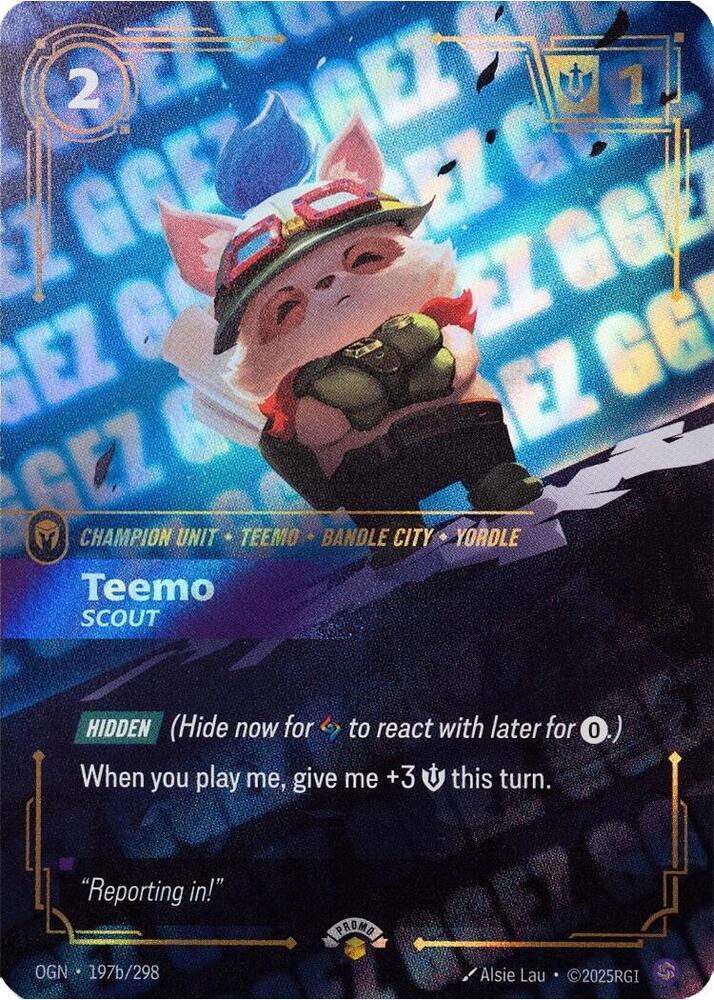 Teemo, Scout (GG EZ) (197b/298) (OPP)