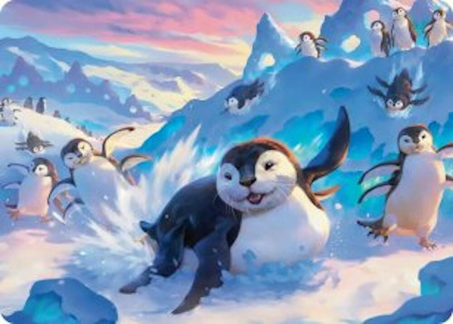 Otter-Penguin Art Card (4) (ASTLA)