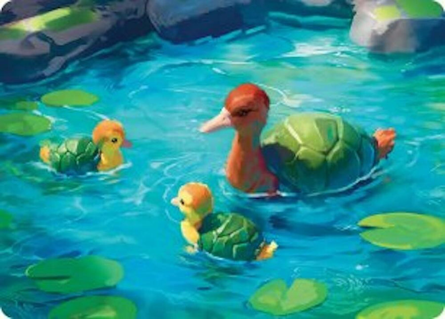 Turtle-Duck Art Card (18) (ASTLA)