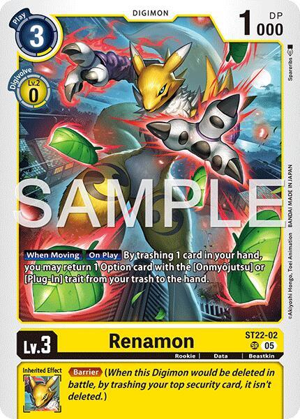 Renamon (ST22-02) (ST22-02 SR) (ST-22)