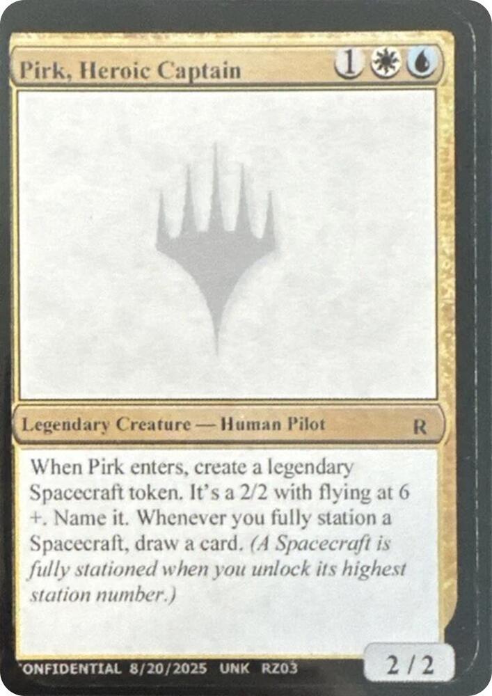 Pirk, Heroic Captain (UNK)