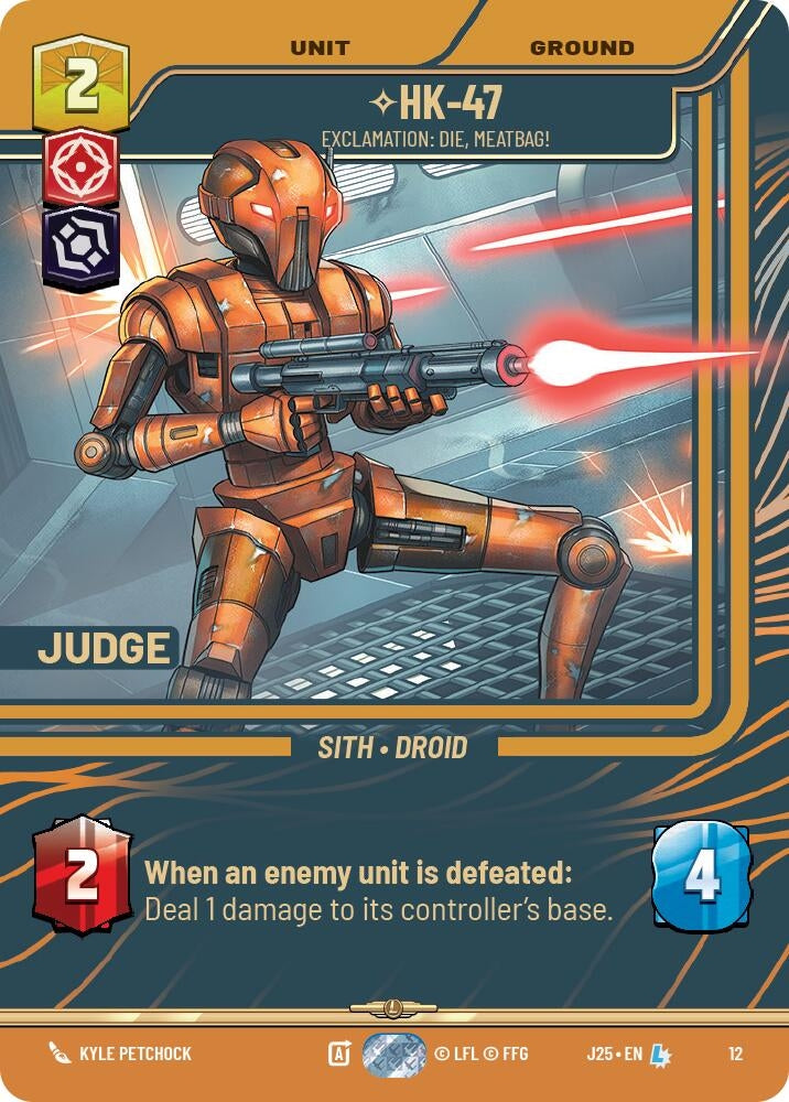 HK-47 - Exclamation: Die, Meatbag! (12) (JDG)