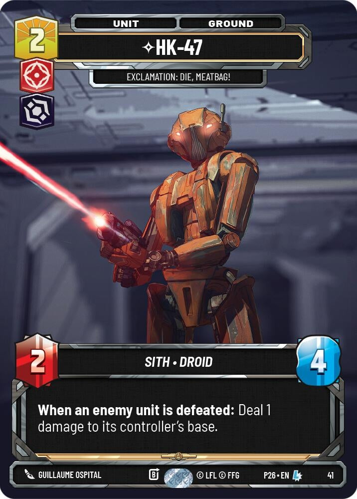 HK-47 - Exclamation: Die, Meatbag! (41) (41) (SN1)