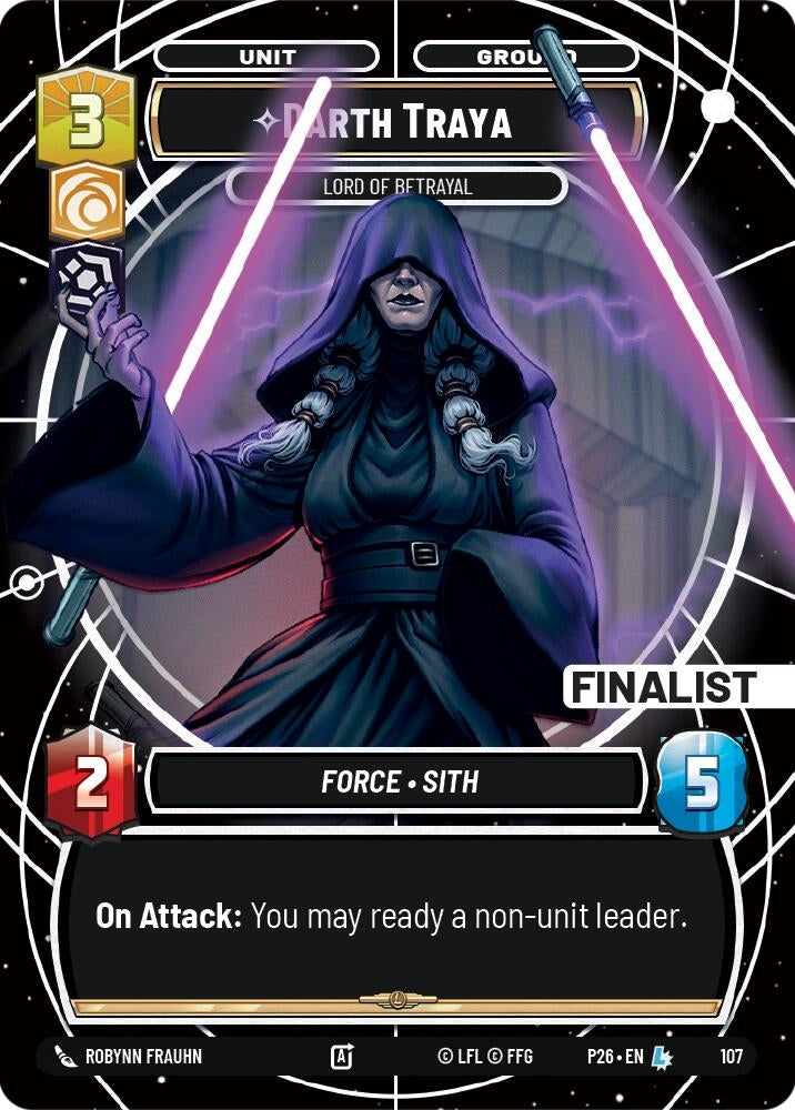 Darth Traya - Lord of Betrayal (Finalist) (107) (SN1)