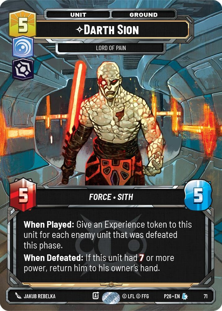 Darth Sion - Lord of Pain (71) (71) (SN1)