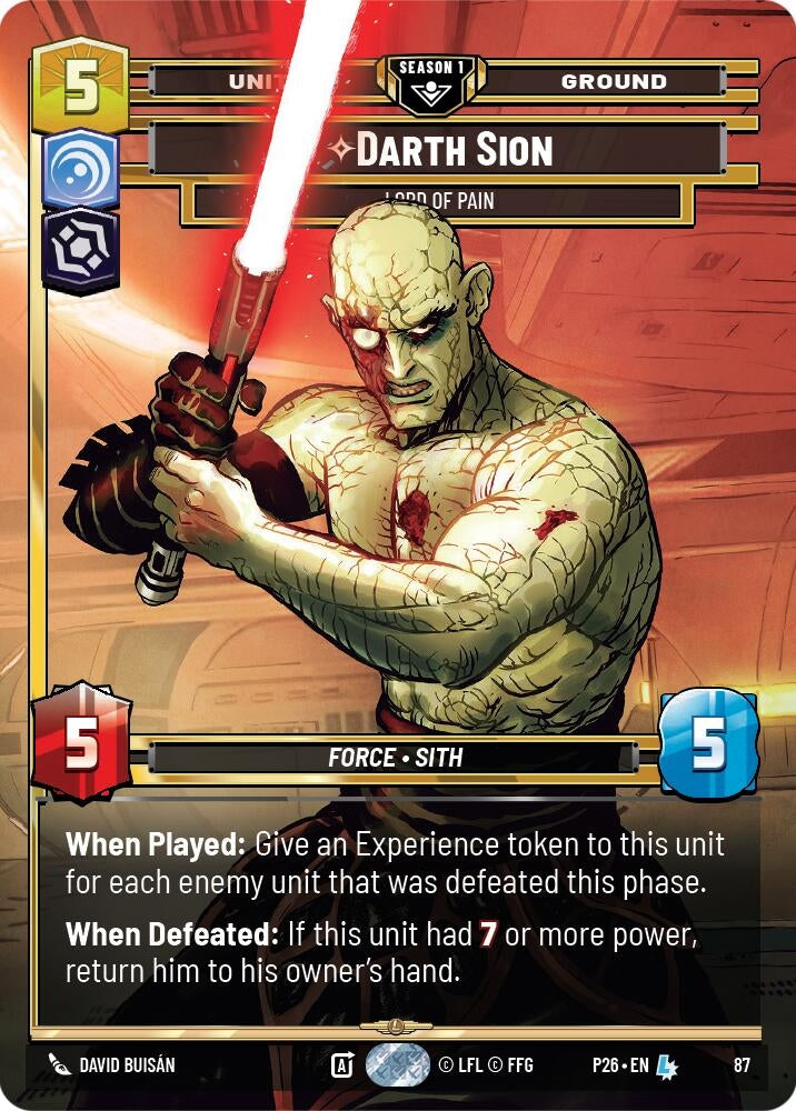 Darth Sion - Lord of Pain (87) (87) (SN1)
