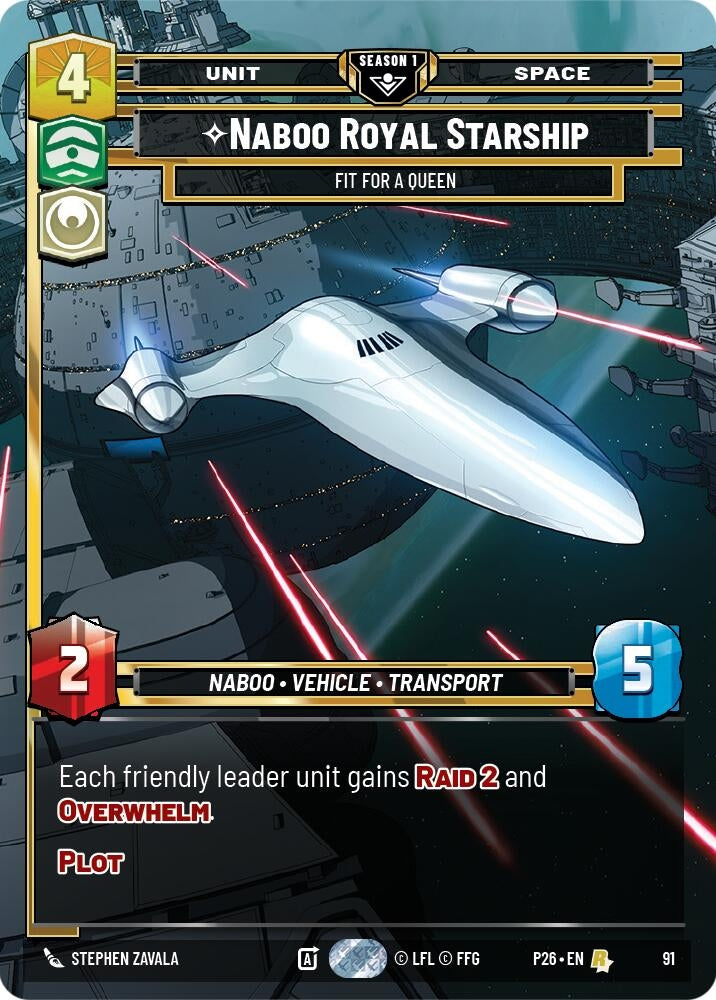 Naboo Royal Starship - Fit For A Queen (91) (91) (SN1)