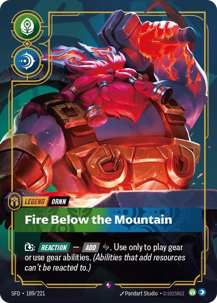 Ornn, Fire Below the Mountain (189/221) (SFD)