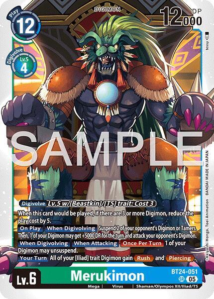Merukimon (BT24-051 SR) (BT-24)