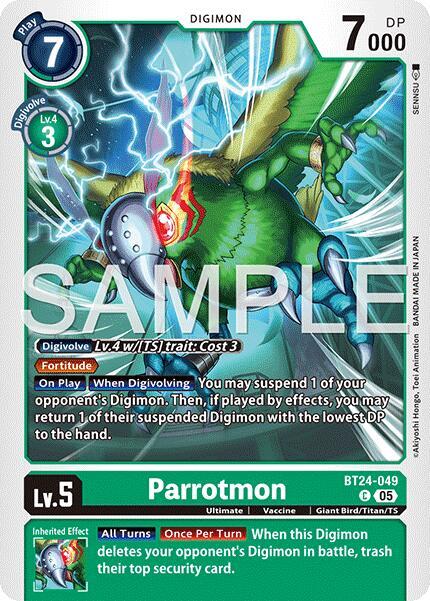 Parrotmon (BT24-049 C) (BT-24)