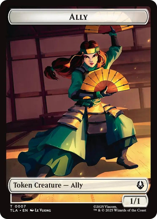 Image for Ally (0007) // Spirit Double-Sided Token (7 // 3) (TLA) - Magic: The Gathering