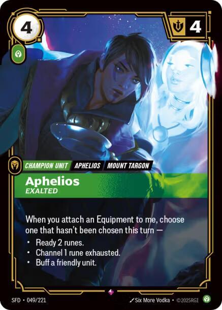 Aphelios, Exalted (049/221) (SFD)