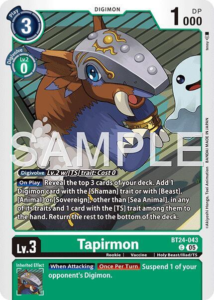 Tapirmon (BT24-043 C) (BT-24)