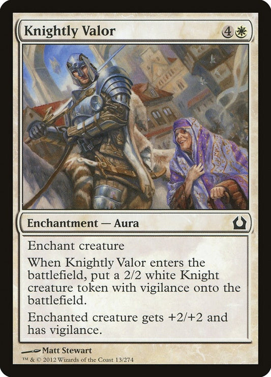 Image for Knightly Valor (13) (RTR) - Magic: The Gathering