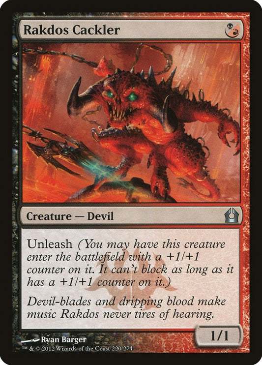 Image for Rakdos Cackler (220) (RTR) - Magic: The Gathering