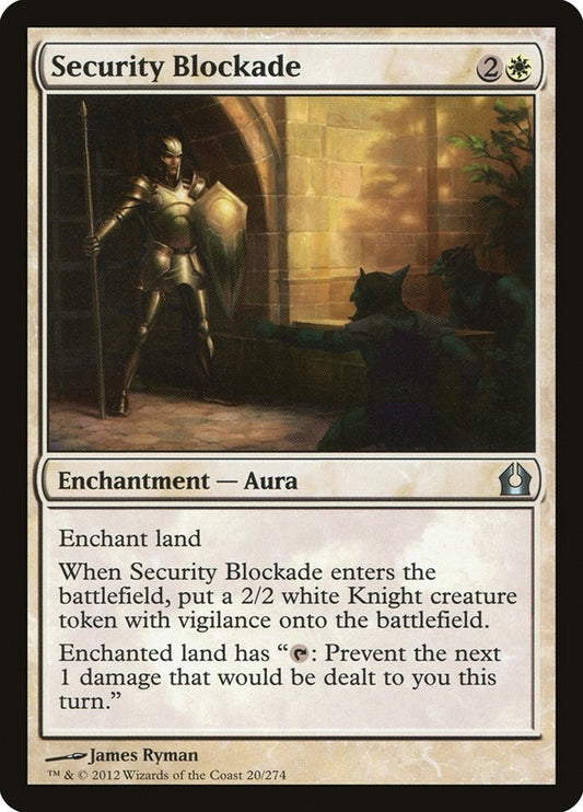 Image for Security Blockade (20) (RTR) - Magic: The Gathering