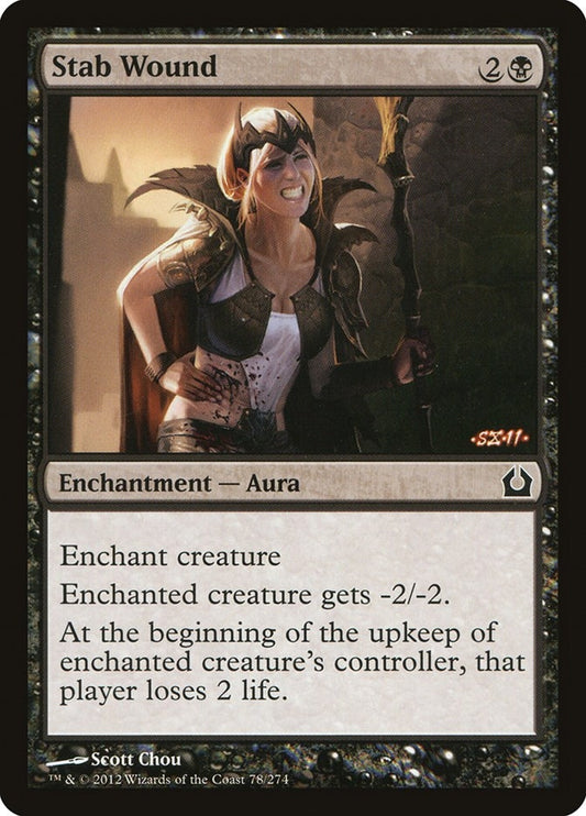 Image for Stab Wound (78) (RTR) - Magic: The Gathering