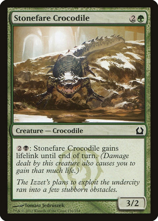 Image for Stonefare Crocodile (136) (RTR) - Magic: The Gathering