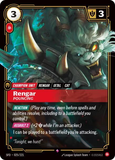 Rengar, Pouncing (025/221) (SFD)
