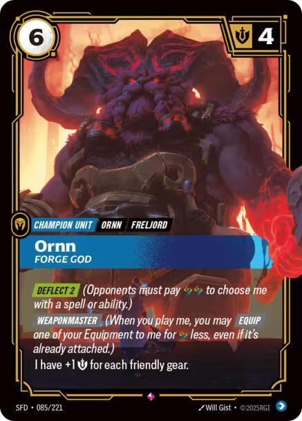 Ornn, Forge God (085/221) (SFD)