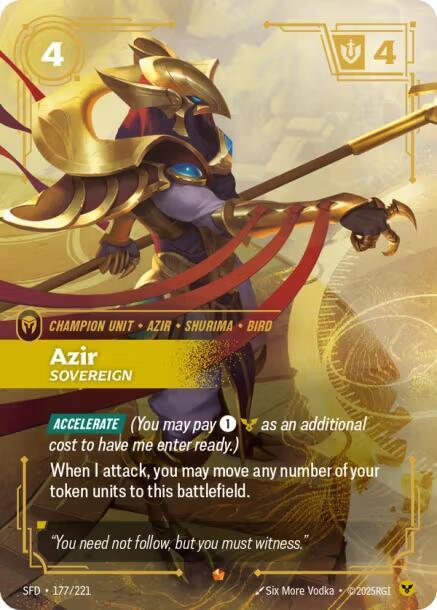 Azir, Sovereign (177/221) (SFD)