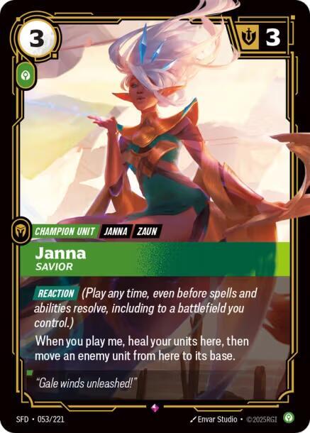 Janna, Savior (053/221) (SFD)