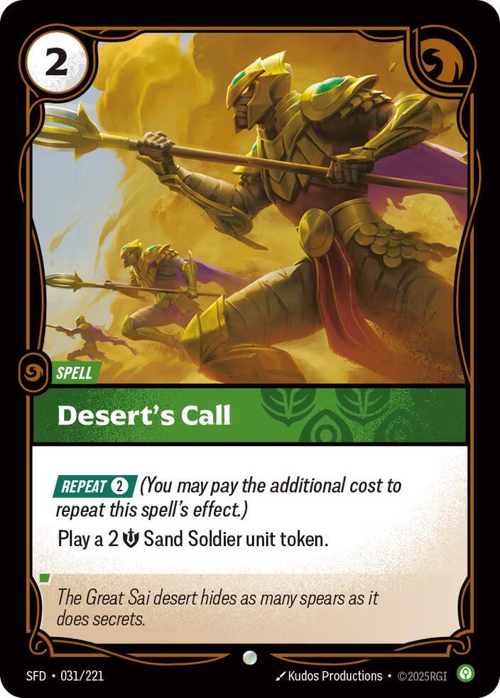 Desert's Call (031/221) (SFD)
