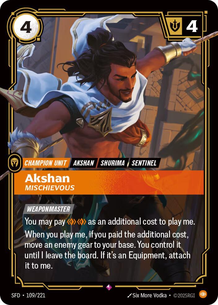 Akshan, Mischievous (109/221) (SFD)