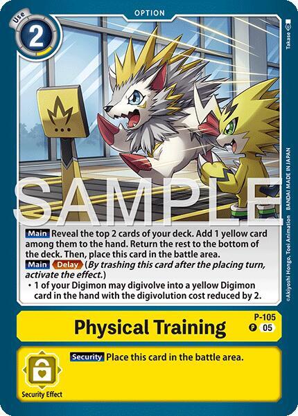 Physical Training (P-105) (Alternate Art) (P-105 P) (ST-22)