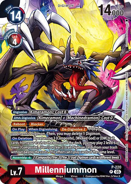 Millenniummon (Time Stranger Box Topper) (P-220 P) (D-PR)