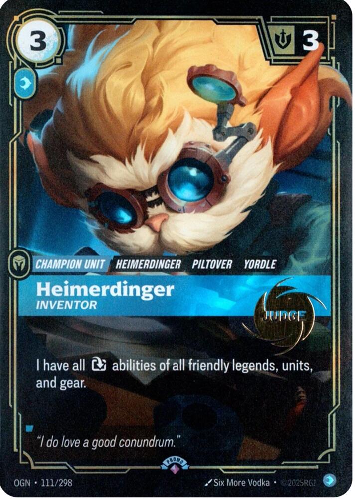 Heimerdinger, Inventor (111/298) (JDG)