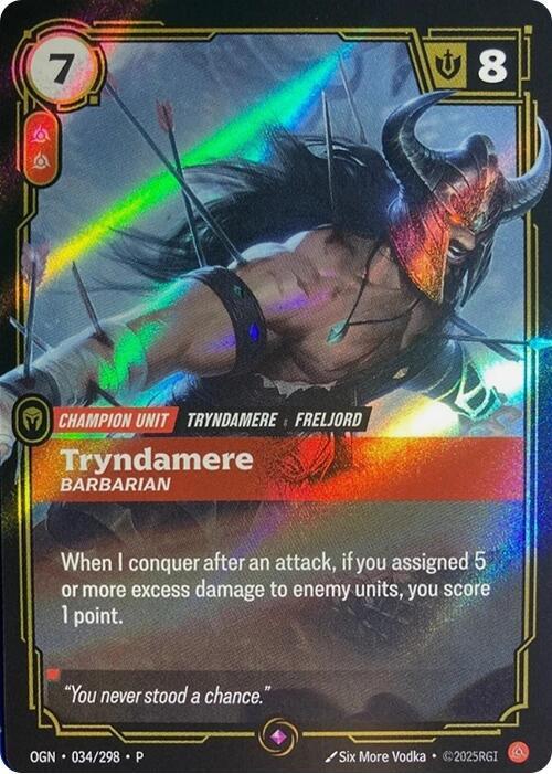 Tryndamere, Barbarian (034/298) (OPP)