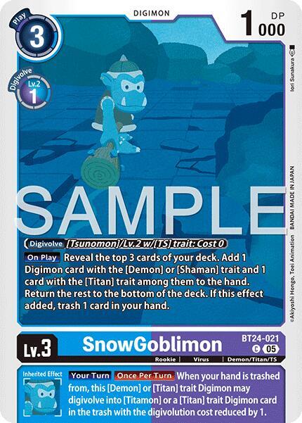 SnowGoblinmon (BT24-021 C) (BT-24)