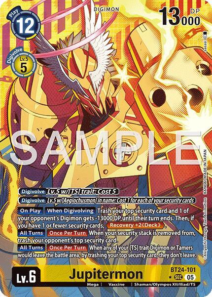 Jupitermon (Alternate Art) (BT24-101 SEC) (BT-24)