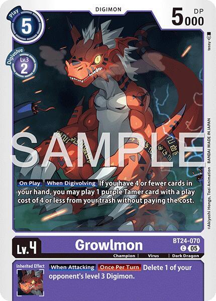 Growlmon (BT24-070 C) (BT-24)