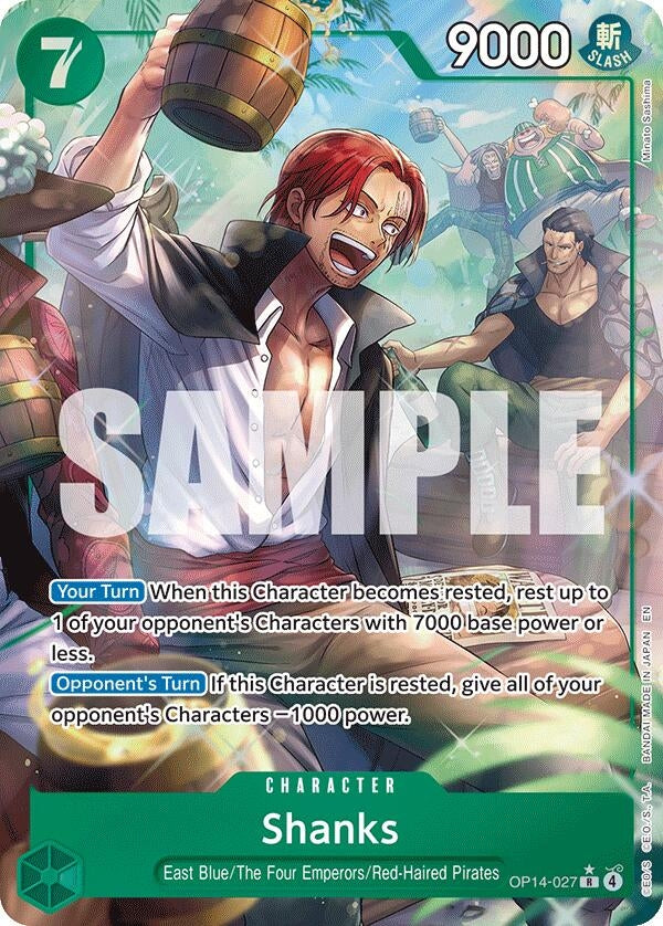 Shanks (Alternate Art) (OP14-027) (OP14-EB04)