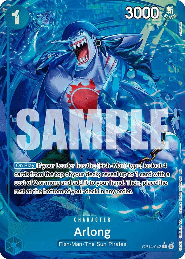 Arlong (Alternate Art) (OP14-042) (OP14-EB04)