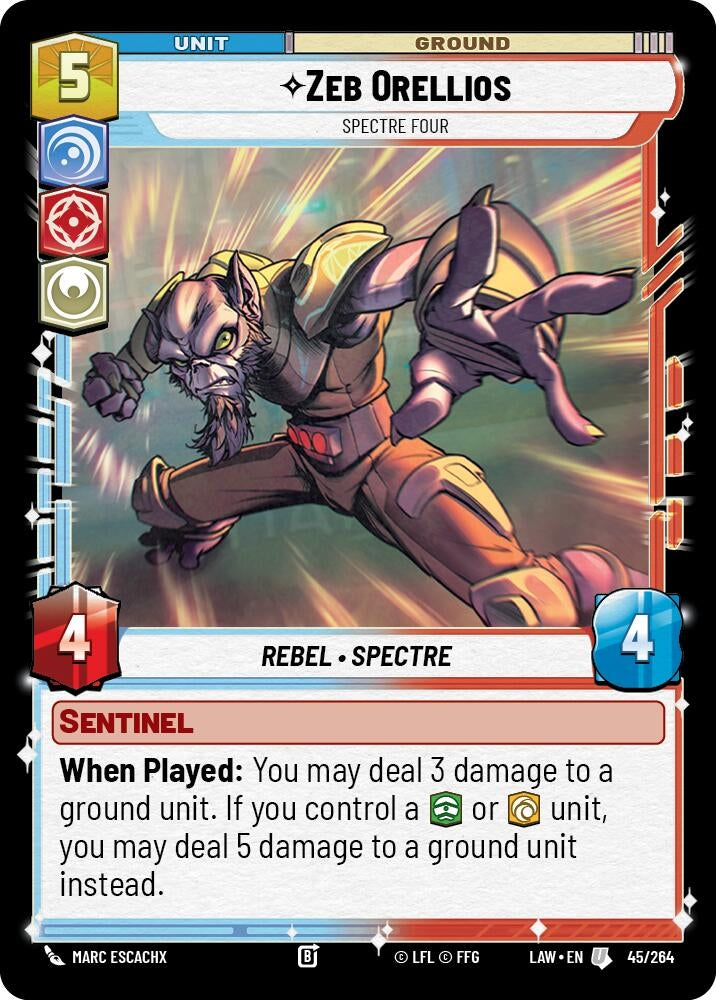 Zeb Orellios - Spectre Four (45/264) (LAW)