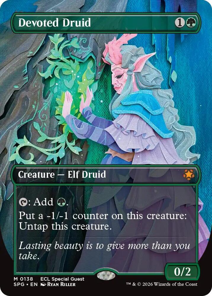Devoted Druid (Borderless) (138) (SPG)