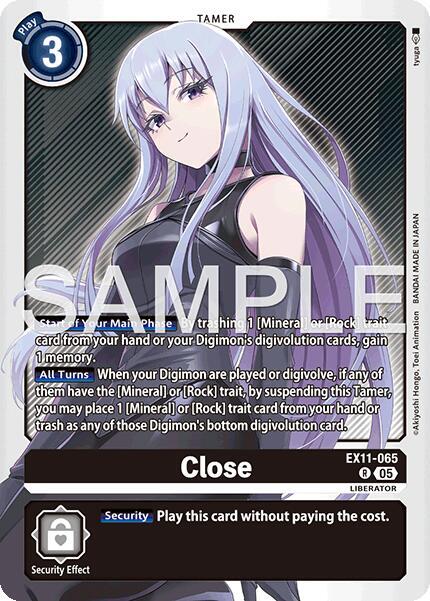 Close (EX11-065 R) (EX-11)