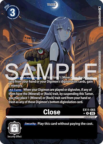 Close (Alternate Art) (EX11-065 R) (EX-11)