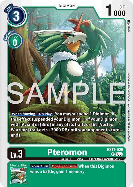 Pteromon (EX11-026 C) (EX-11)