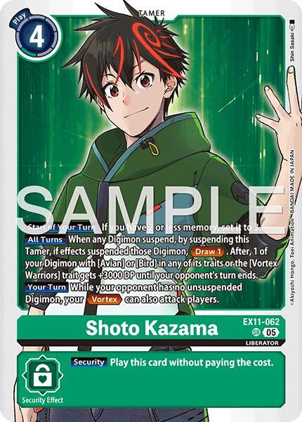 Shoto Kazama (EX11-062 SR) (EX-11)
