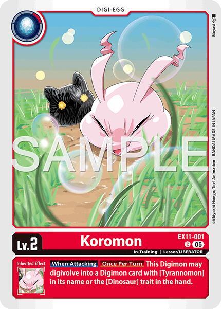 Koromon (EX11-001 C) (EX-11)