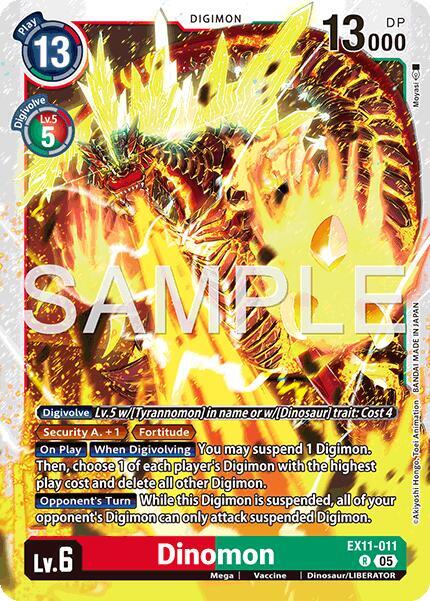 Dinomon (EX11-011 R) (EX-11)